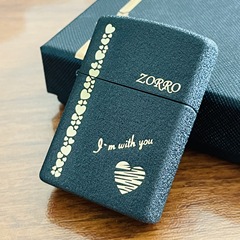 Investment Hong Kong ZORRO brass shell classic black sand cracked paint series lighter kerosene machine