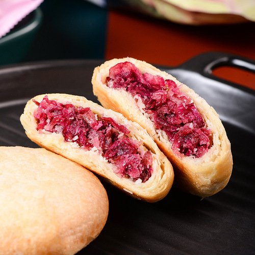 Yunnan Flower Cake Gift Box Rose Flower Cake Lijiang Specialty Rose Cake Matcha Purple Sweet Potato Cake Gift Pastry