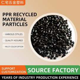 厂家供应共聚丙烯灰白黑PP再生料高压再生颗粒电瓶壳挤出颗粒定制