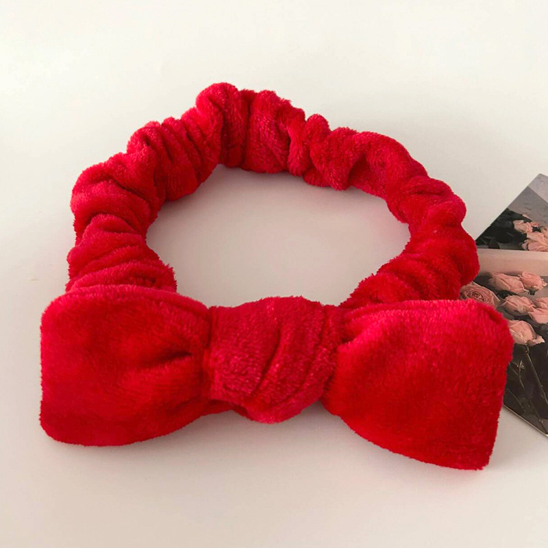 solid color hairgrip with bow