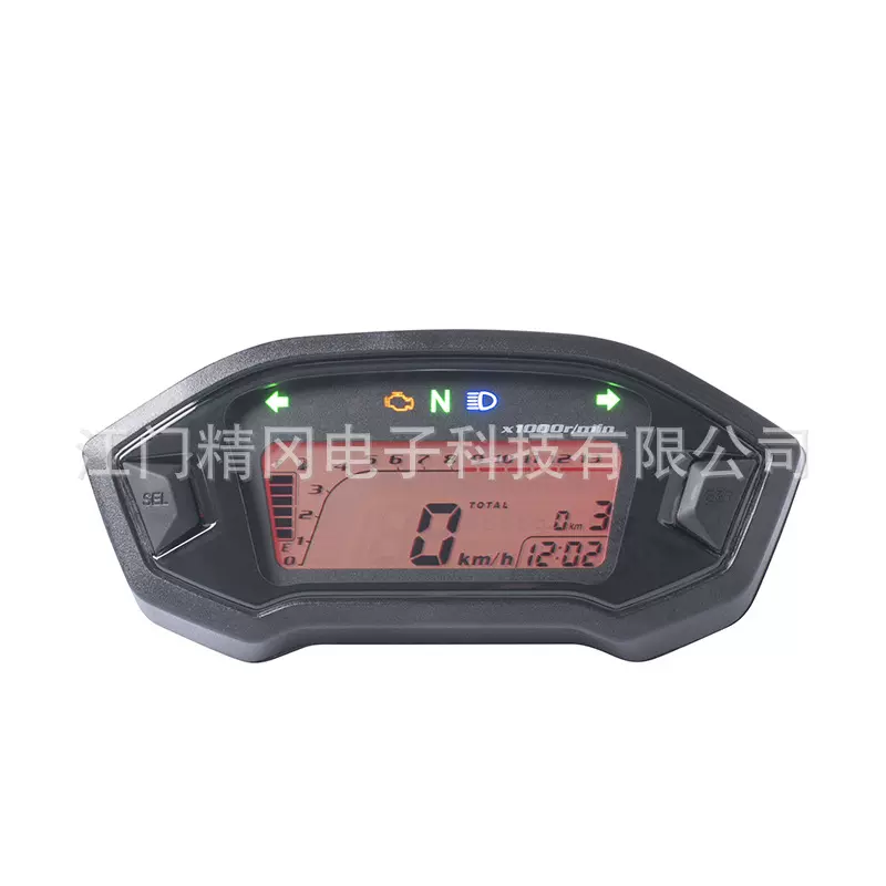 摩托车改装仪表7色可切换M3改装摩托车小猴子仪表