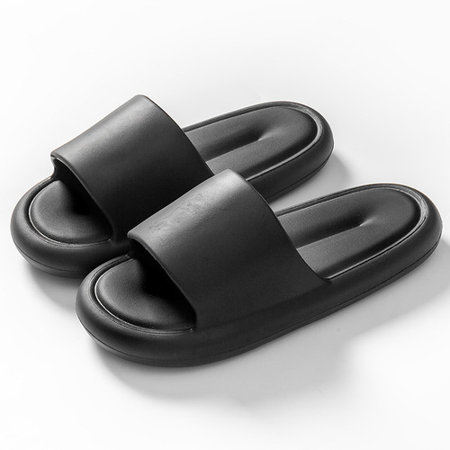 Slippers that feel like stepping on shit, women's summer outer wear, non-slip home, thick-soled couple's bathroom shower sandals, men's slippers