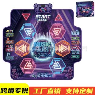 Cross-border Amazon Light Bluetooth Music Children's Dance Carpet Machine Parent-Child Interactive Wireless Foot Piano Carpet Pad Wholesale
