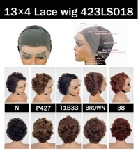 13X4 Frontal Pixie Cut Human Hair Lace Wig���˼ٷ�ͷ��