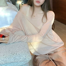 时尚休闲套装;连衣裙;女式针织衫