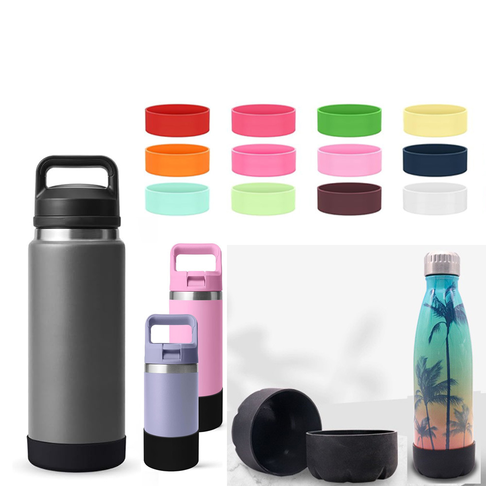 Funda de silicona YT en stock para vaso de Coca-Cola, funda de silicona para vaso, base de silicona para termo, posavasos antideslizante