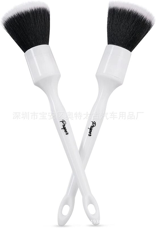 Steam beauty cleaning 2 soft brush silk detail brush detail cleaning brush set interior trim air outlet edge seam cleaning brush