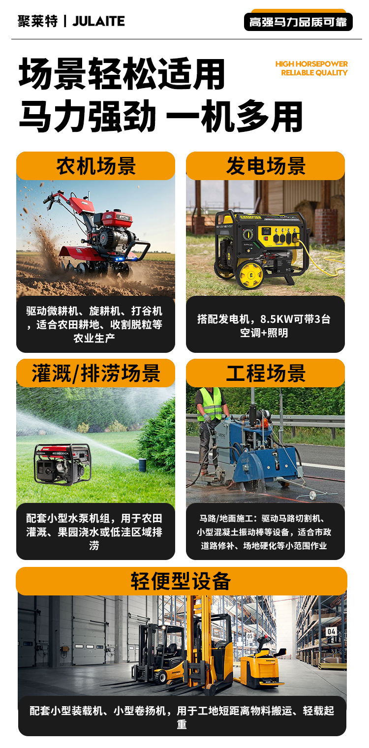 Changzhou Diesel Engine Single-Cylinder Water-Cooled 12/15/18 Horsepower Agricultural Marine Small Tractor Micro-Tiller Engine