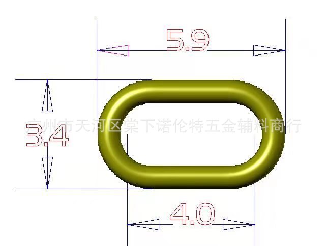 4mm mini bolso de la muñeca accesorios pequeños huevo hebilla cuadrada triángulo hebilla muñeca Ropa Accesorios hebilla bjd equipaje hardware