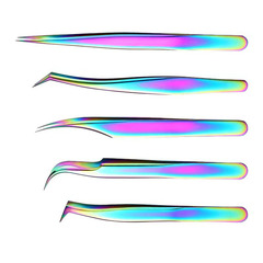 Factory-Grade Eyelash Grafting Tools: High-Precision Lash Curlers, Golden Feather Clips for Eyelash Extension, Flowering Tweezers—Perfect Makeup Accessories