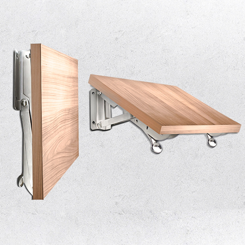 De acero inoxidable de tipo K plegable soporte de pared estante triángulo partición soporte al por mayor