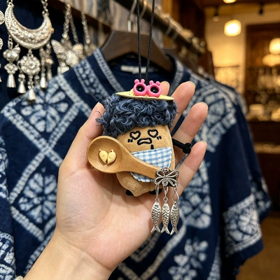Pluş açarlıqlar – potato pendant Guiyang cultural and - miaojiang-small-potato-pendant-21