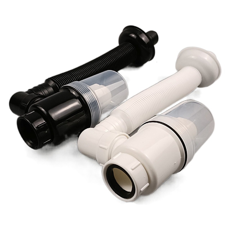 Fuente cuenca desodorante downcomer fregadero escurridor impermeable desodorante tubo de drenaje al por mayor lavabo traje