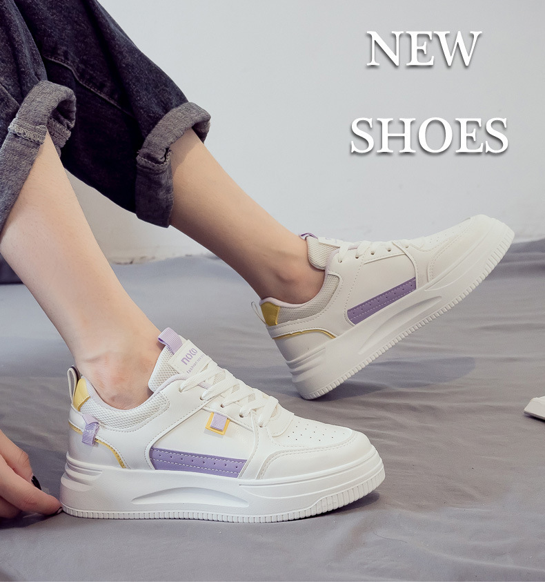 Neue Damen-Sneaker für den Außenhandel, vielseitig, weich und bequem, dicke Sohle, Frühling und Herbst, hochwertige Freizeitschuhe_voghion.com