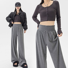 孕妇裤子2025秋季新款阔腿裤外穿托腹长裤不勒肚子秋冬休闲孕妇裤