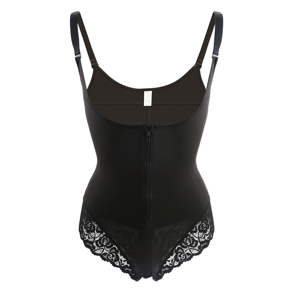 Ropa de látex de encaje soporte para el pecho cuerpo ropa de adelgazamiento body Shaper cintura corsé vientre que contrae la ropa interior de una pieza de las mujeres comercio exterior