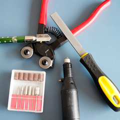 DIY mosaic scissors set round mouth stone auxiliary electric grinder glass knife breaker pliers hand tools