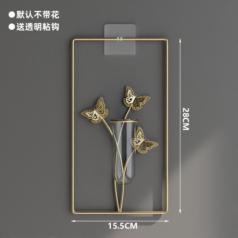 墙面装饰挂件餐厅墙上假花绿植壁挂ins风客厅电视沙发背景墙挂饰|undefined