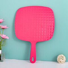 手持鏡子批發可懸掛手柄鏡子美容化妝紋繡鏡梳妝鏡大號化妝鏡子