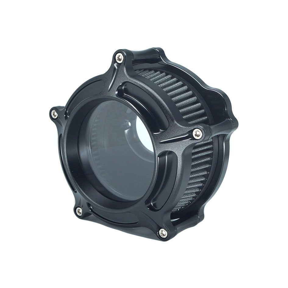 Harley Air Filter Full Car Modification Accessories CNC Aluminum 883 Soft Tail Dana Travel Transparent Air Filter