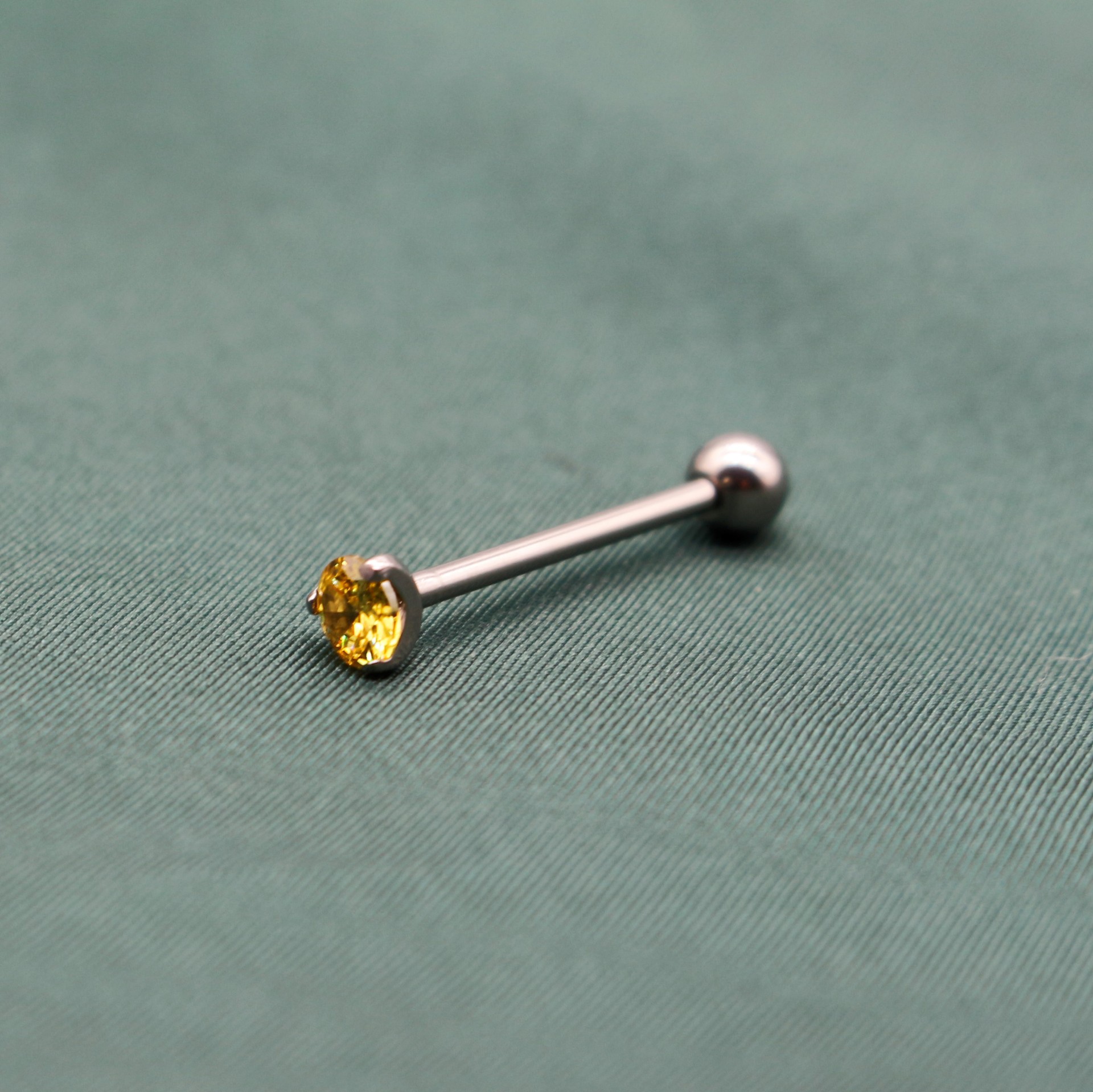 G23 Titanium Claw Zircon Tongue Nail Ear Bone Nail 14g Inner Thread Straight Rod Ear Stud Titanium Alloy Body Piercing Jewelry detail image 20