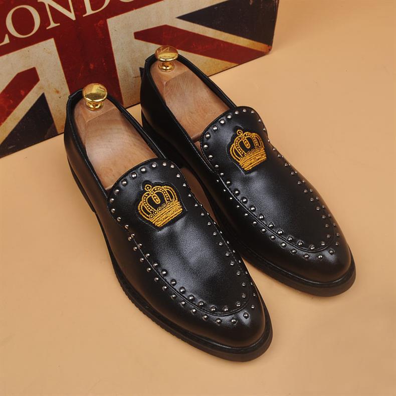 2025 New British Style Pointed Toe Business Slip-On Breathable Height-Increasing Men's Shoes, Light Luxury High-End_vogvips.com