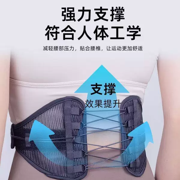 Summer Waist Support Belt for Lumbar Disc, Waist Brace, Lumbar Support, Pp Board, Breathable Ultra-Thin Model, Abdominal Support for Men and Women