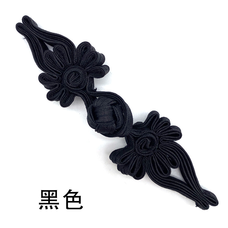 Accesorios de alto grado de tela china loto placa hebilla hecha a mano cheongsam botón superior étnico tarjeta de boda tang traje placa hebilla al por mayor