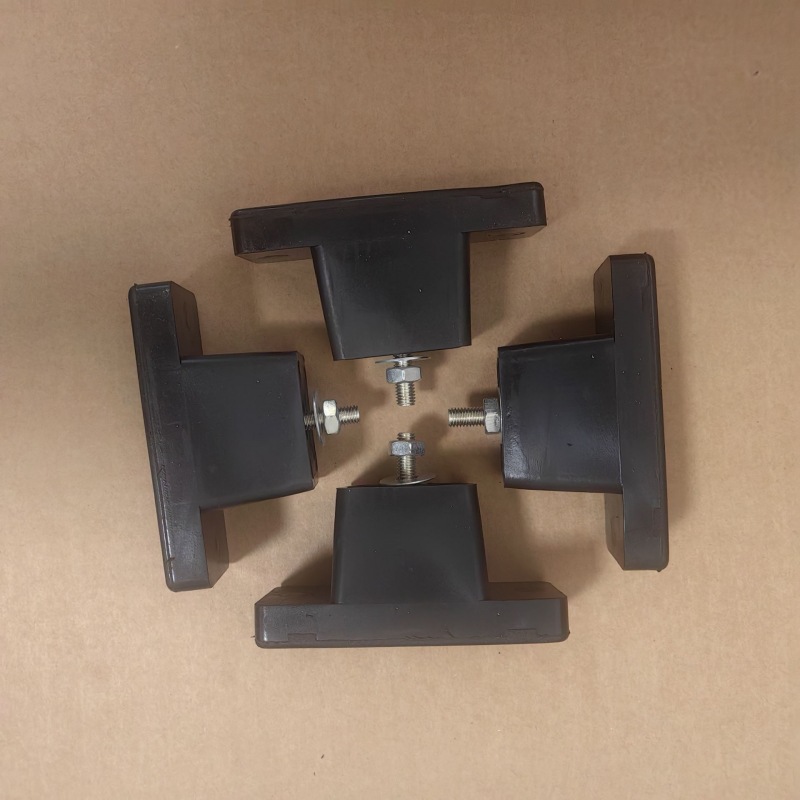 空调外机减震脚垫降噪隔音支架静音加厚橡胶底座防震器脚垫托架