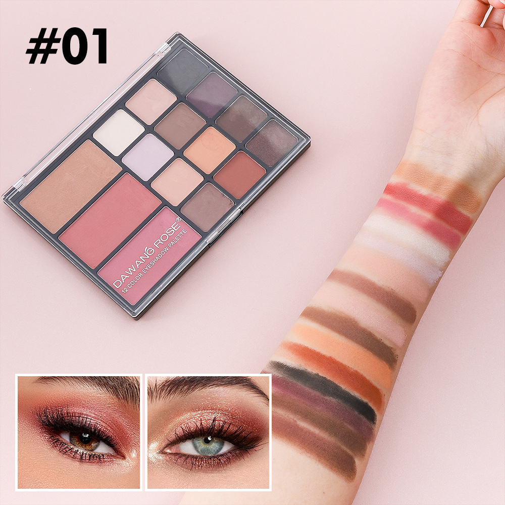 Beauty Earth Tone Eyeshadow Palette Multi Purpose Makeup Aegyo Sal Cosmetics_voghion.com