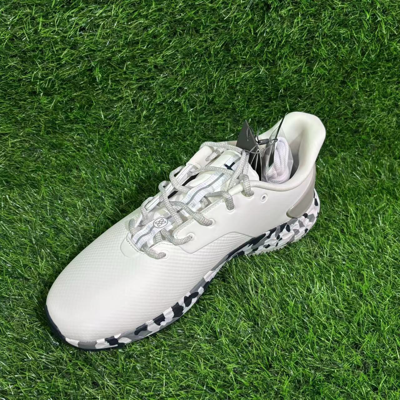 신발끈 위장 흰색