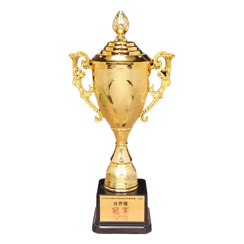 Vela trofeo plástico entrenamiento escolar juegos competencia galvanoplastia medalla con tapa Morning Glory medalla decoración al por mayor