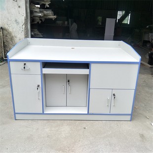 Factory Wholesale Multimedia Wooden Campus Multifunctional Classroom Lecture Desk Teacher Computer Room Computer Room Wooden Podium