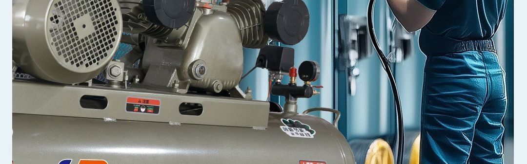 Industrial-grade air compressor, large 380V high-pressure air pump, 220V small air compressor, auto repair and painting air pump