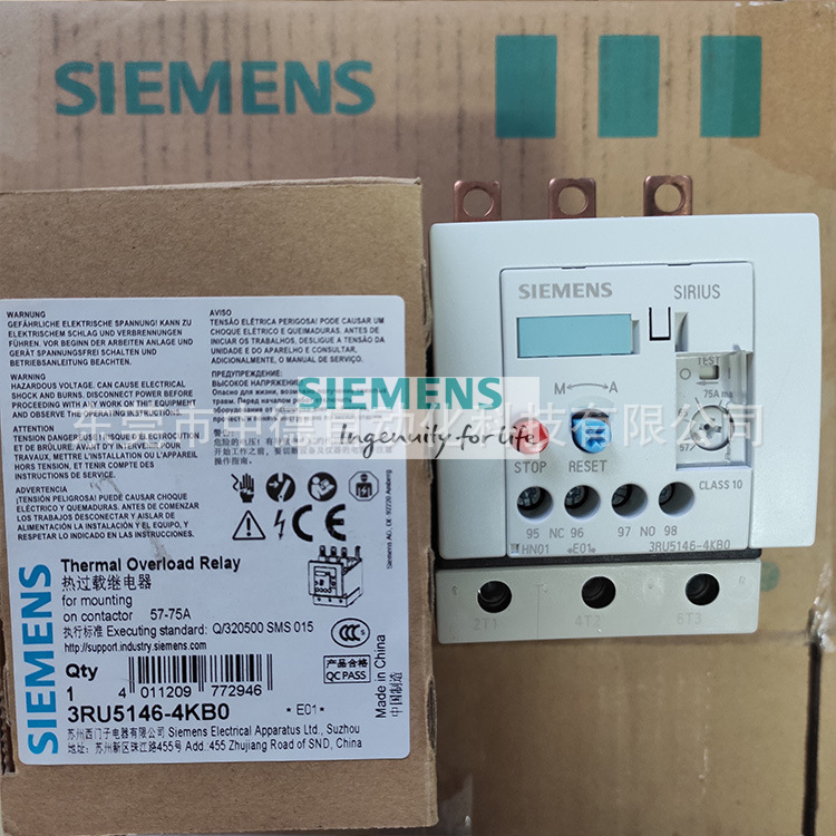 3RU5136-4FB0 4GB0 4GB1 4HB0 4HB1西门子Siemens热过载继电器