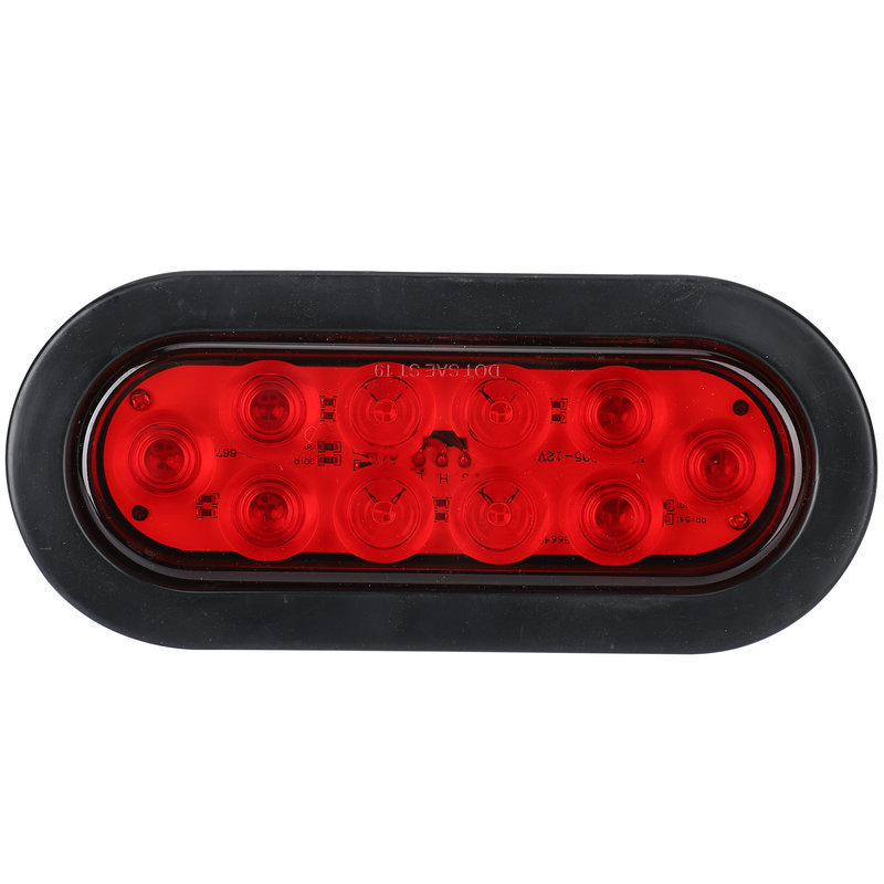 Fábrica al por mayor Amazon AliExpress eBay remolque camión luz trasera 10led oval HL-J-005
