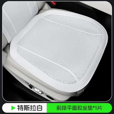 Seat cushion, seat cover – and Rear Car Seat Cushion - tesla-white-flat-punching-model-front-seat-cushion-1-piece
