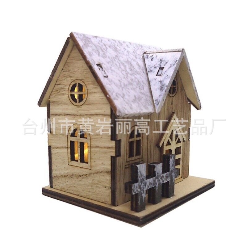 Realistic igloo model LED light dollhouse Christmas gift