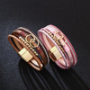 Polyurethane bracelet, ring handmade, fashionable woven accessory, 2023 collection