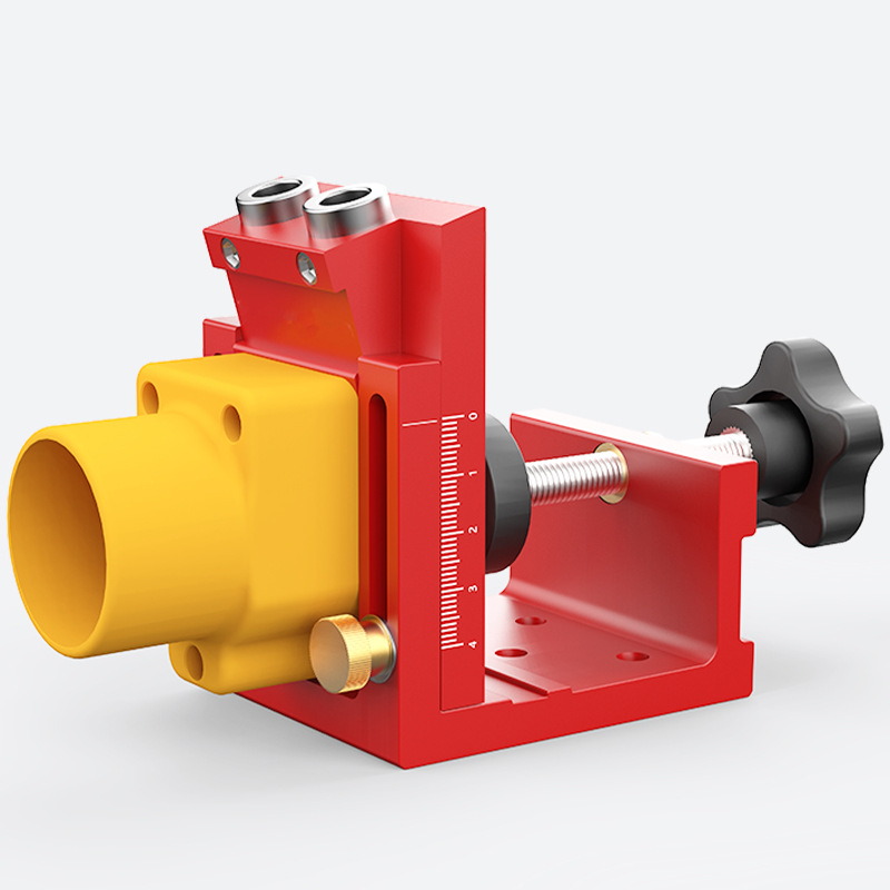 Carpintería agujero puncher ajustable oblicuo localizador agujero madera perforación hardware herramienta gabinete Placa de aleación de aluminio