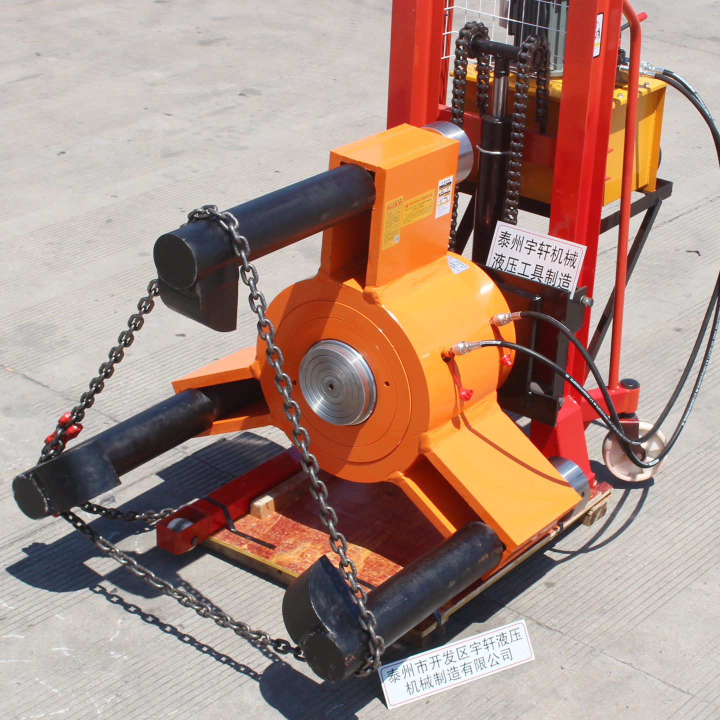 厂家直销50T手动液压拉马100T丝杆升降三爪拔轮器150吨电动拉马