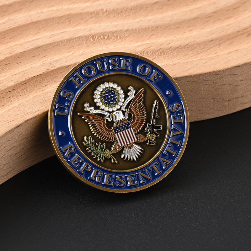 Fabricante de monedas conmemorativas de metal al por mayor, insignias para empleados de atracciones turísticas, insignias coleccionables, monedas de oro, monedas de plata, monedas de doble cara