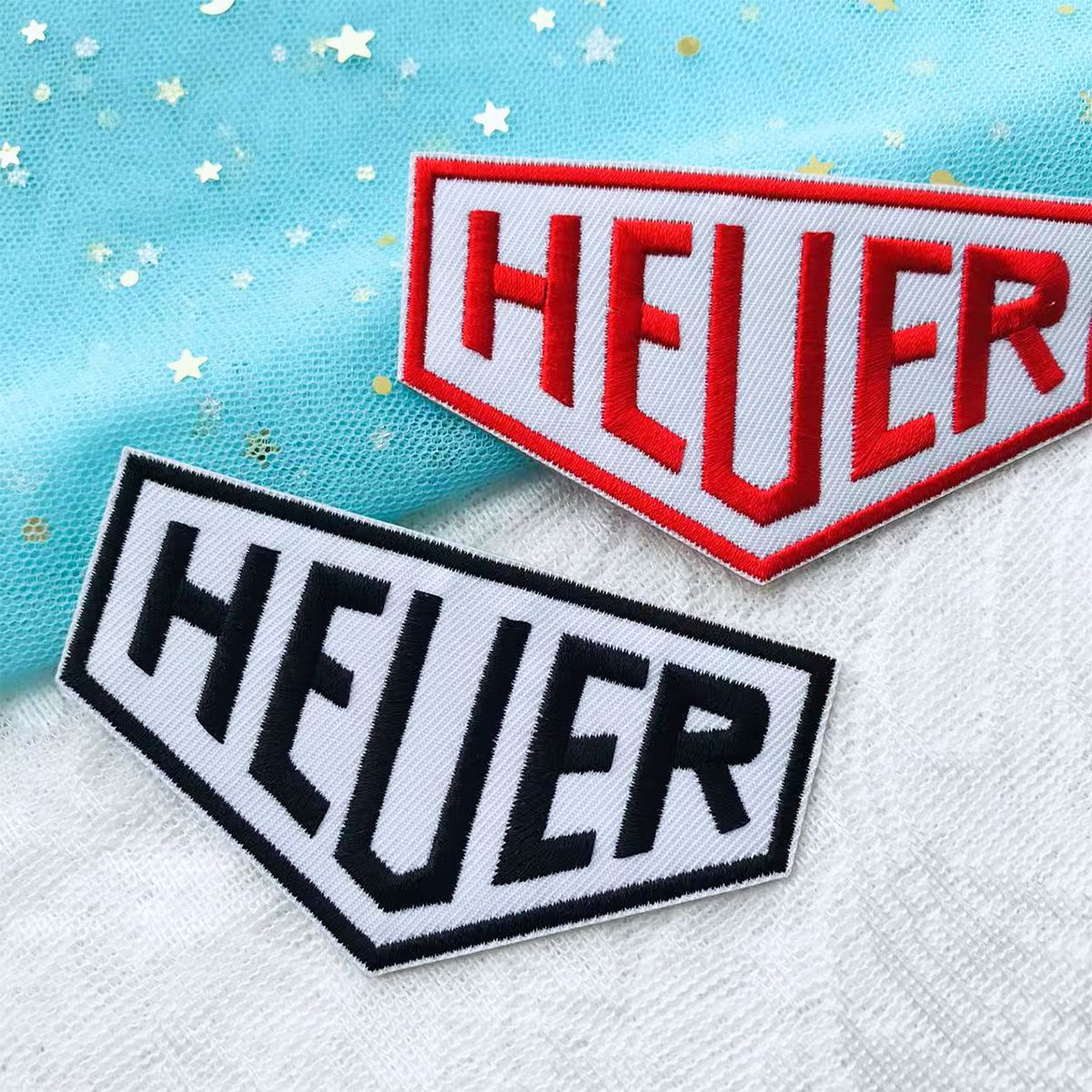 字母刺绣布贴用于服装袋帽子配件可以缝纫和熨烫