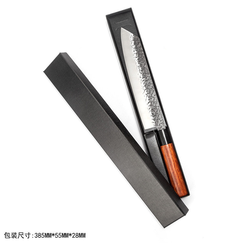 家庭用包丁ステンレス手作りハンマー紋鍛打魚生刀日本式料理刀料理人専用日本式料理刀|undefined