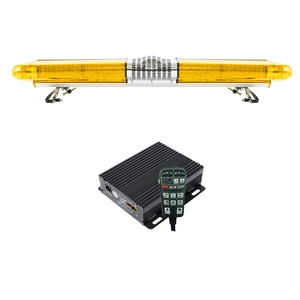 LED long row warning strobe light car roof light 1.2m strobe light 2000B+speaker+siren SDF420R29