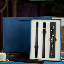 礼盒套装送礼香道礼品盒沉香线香三件套紫檀木线香炉香盒批发香炉