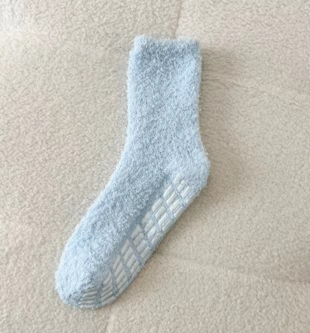 半端の絨毛の靴下のメーカーのサンゴの絨毛の靴下のメーカーの麻の花の中の筒は厚い保温のタオルの靴下の月子の靴下の毛の靴下を厚くします。|undefined