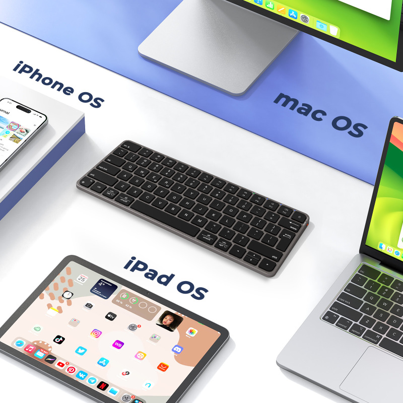 Appleの携帯電話、タブレット、充電式はさみ、オフィスの静音性に適したMEETION K210に適しています。|undefined