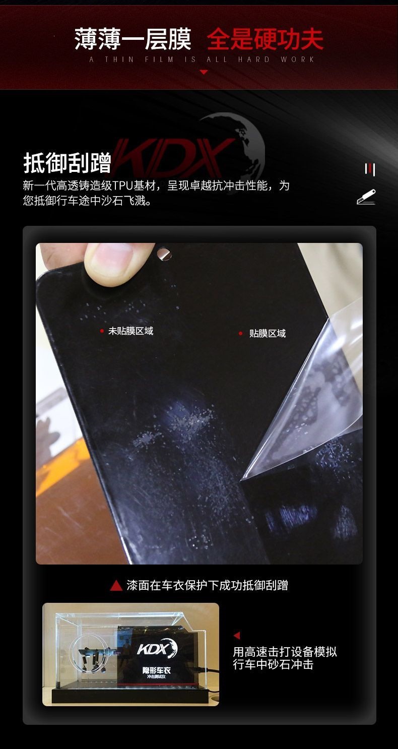 Kdx Kangdexin K8 Invisible Car Film Tpu Full Car Paint Protection Film Transparent Anti-Scratch Auto Film