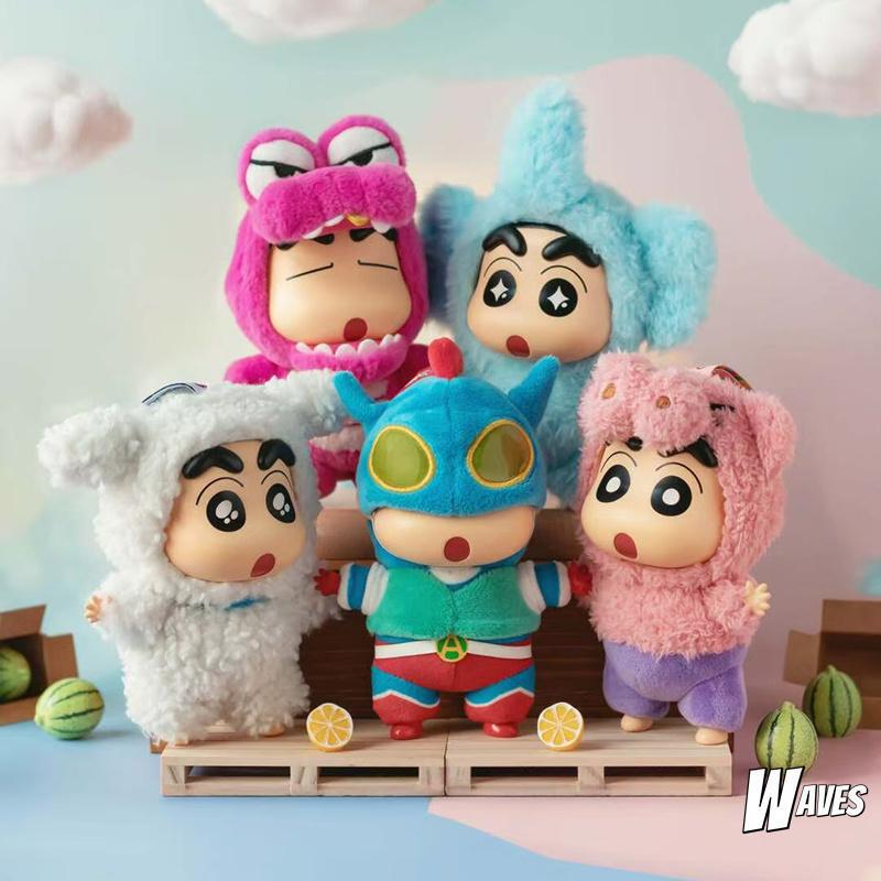 Toptoy Crayon Shin-Chan Blind Box Dress up Party Vinyl Stuffed Doll Doll Ornament Girls New Year Gift